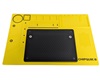 ESD Silicone Soldering Mat - Black with Yellow Base